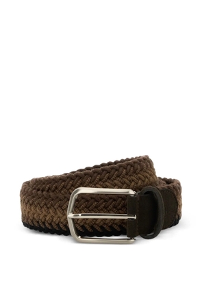 Boggi Milano woven elasticated belt - Brown