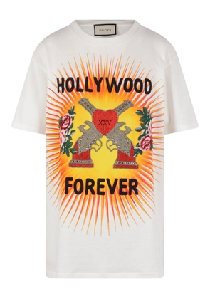Gucci hollywood forever graphic T-shirt - White