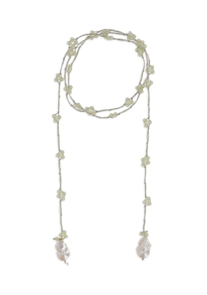 Mela embellished necklace - Green