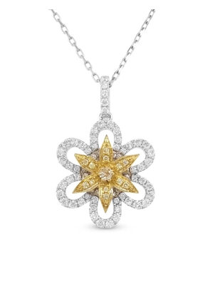HYT Jewelry 18kt yellow and white gold diamond necklace - Silver