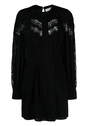 IRO Belinda lace-trim dress - Black