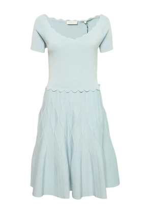 SANDRO knitted midi dress - Blue