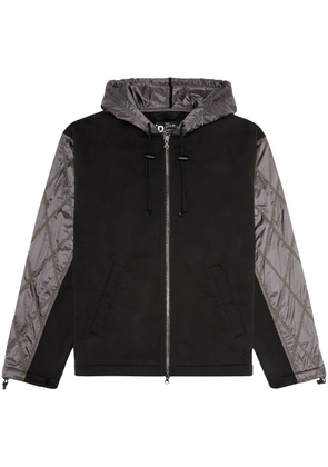 Diesel J-Rombe zipped hooded jacket - Black