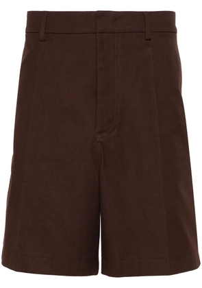 Valentino Garavani pressed-crease shorts - Brown