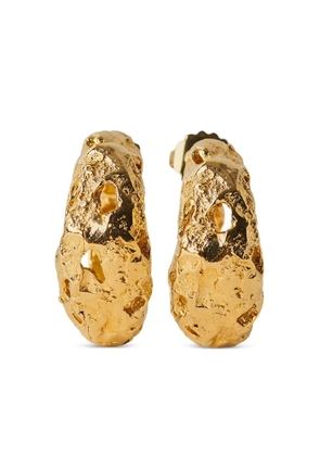 Paola Sighinolfi Galia cut-out hoop earrings - Gold