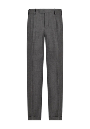 PT Torino pleated-cuffed trousers - Grey
