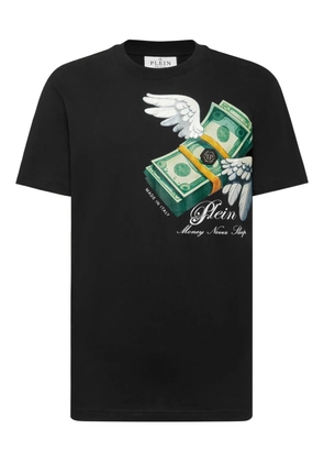 Philipp Plein money-print T-shirt - Black