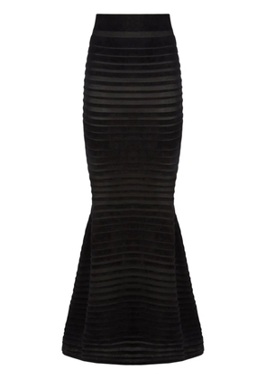 Nina Ricci Stripe Skirt - Black