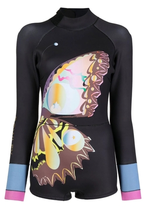 Cynthia Rowley long-sleeve wet suit - Black