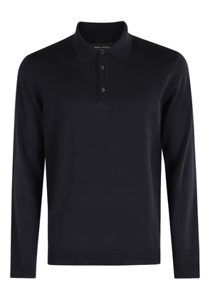 Roberto Collina merino wool polo shirt - Blue