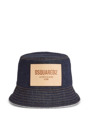 DSQUARED2 denim bucket hat - Blue