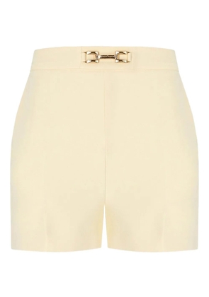 Elisabetta Franchi high-waisted buttoned shorts - Neutrals