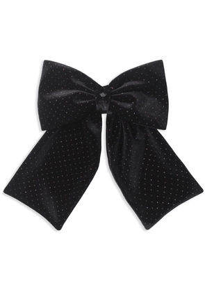 Maison Michel Mini Wicole bow hair clip - Black