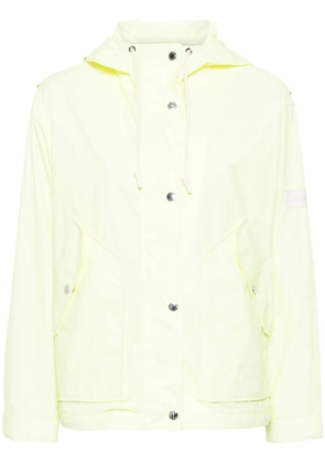 Yves Salomon press-stud hooded jacket - Yellow