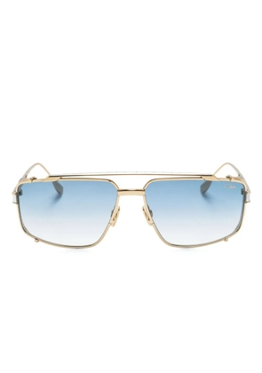 Cazal rectangle-frame sunglasses - Gold