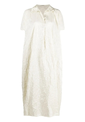 Daniela Gregis embroidered shirt maxi dress - Green