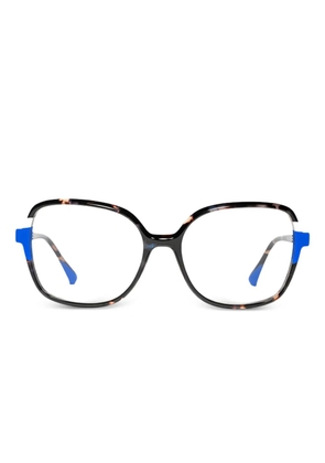 Xavier Garcia Design Amur butterfly-frame glasses - Brown