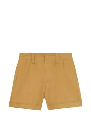 Fortela cotton twill shorts - Brown