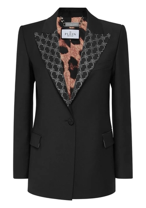Philipp Plein monogram blazer - Black