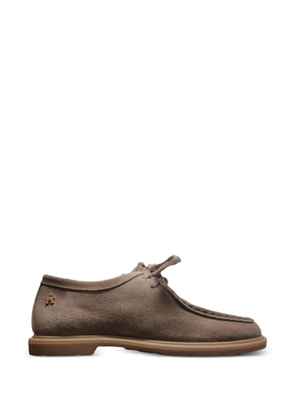 Tommy Hilfiger lace-up flat loafers - Brown