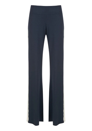 Lygia & Nanny flared side-stripe trousers - Blue