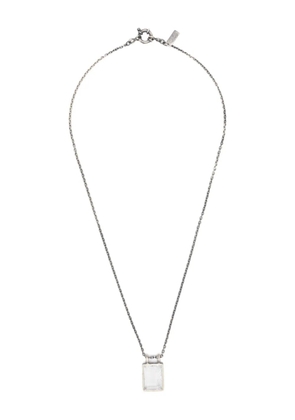 KUNDO 322 Cage faceted necklace - Silver