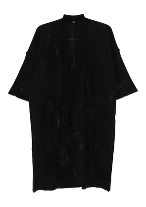 Label Under Construction v-neck cardigan - Black