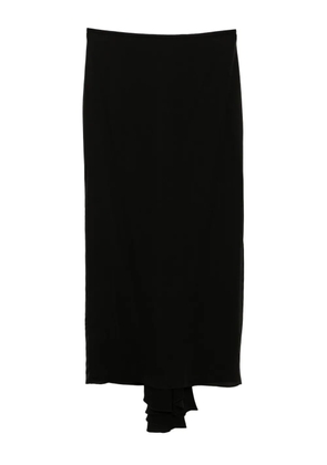 TOM FORD ruffled silk skirt - Black