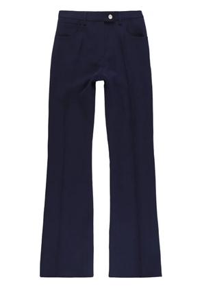 Courrèges low-rise bootcut trousers - Blue