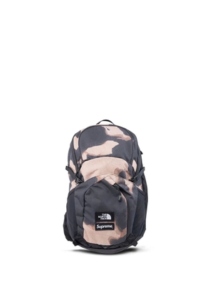 Supreme x The North Face Pocon bleached denim-print backpack - Black