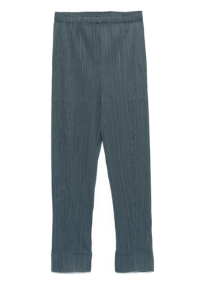 Pleats Please Issey Miyake pleated trousers - Blue