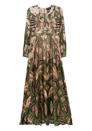 Biyan empire long dress - Green