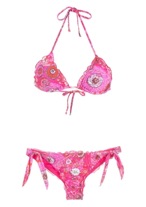 Amir Slama floral print bikini - Pink