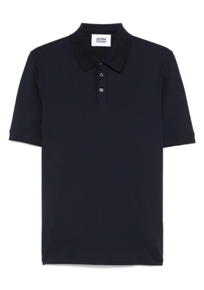 ALPHA STUDIO short-sleeve polo shirt - Blue