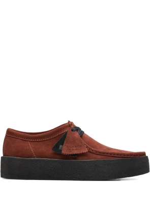 Clarks Originals Wallabee Cup 'Burgundy' lace-up shoes - Red