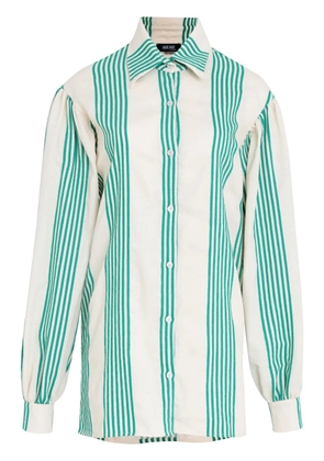 Amir Slama x Jade Picon striped shirt - White