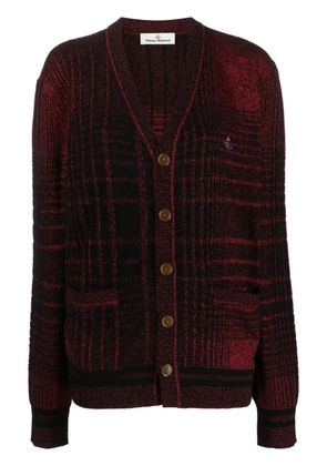 Vivienne Westwood Orb-embroidered knitted cardigan - Black