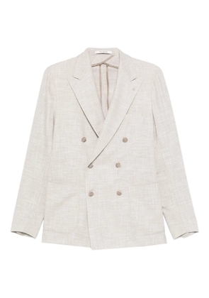 Tagliatore double-breasted blazer - Neutrals
