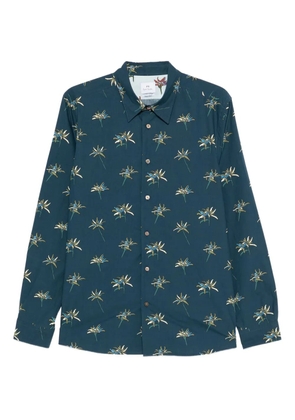 PS Paul Smith floral-print shirt - Blue