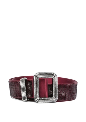 Benedetta Bruzziches crystal-embellished belt - Red