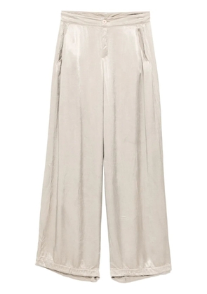 Transit satin palazzo pants - Neutrals