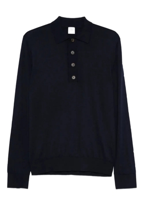 Eleventy knitted polo sweater - Blue