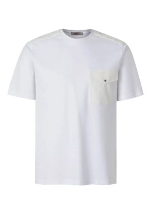 Herno pocket-detail shoulder-panel T-shirt - White