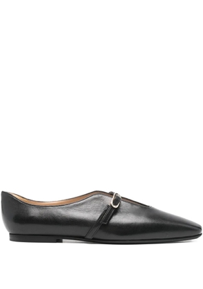 Fabio Rusconi buckle strap ballet flats - Black