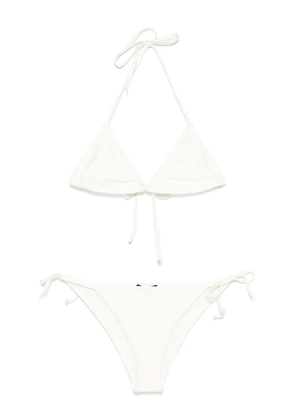 Balmain logo-print bikini - White