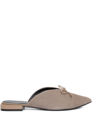 Studio Chofakian suede mules - Neutrals