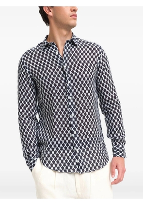 PENINSULA SWIMWEAR patterned shirt - Black