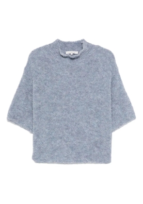 Antonelli short-sleeve sweater - Blue