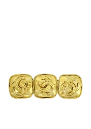 CHANEL Pre-Owned 1994 Triple CC brooch - Gold