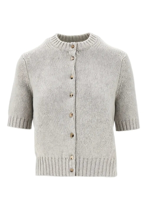 KHAITE Nora cashmere cardigan - Grey